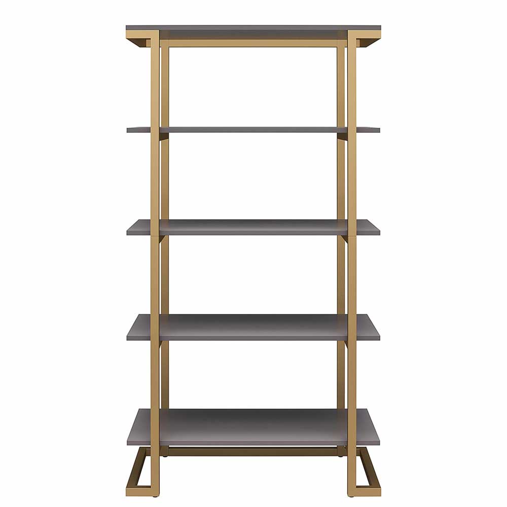 Design Regal in Grau und Messing - Woman