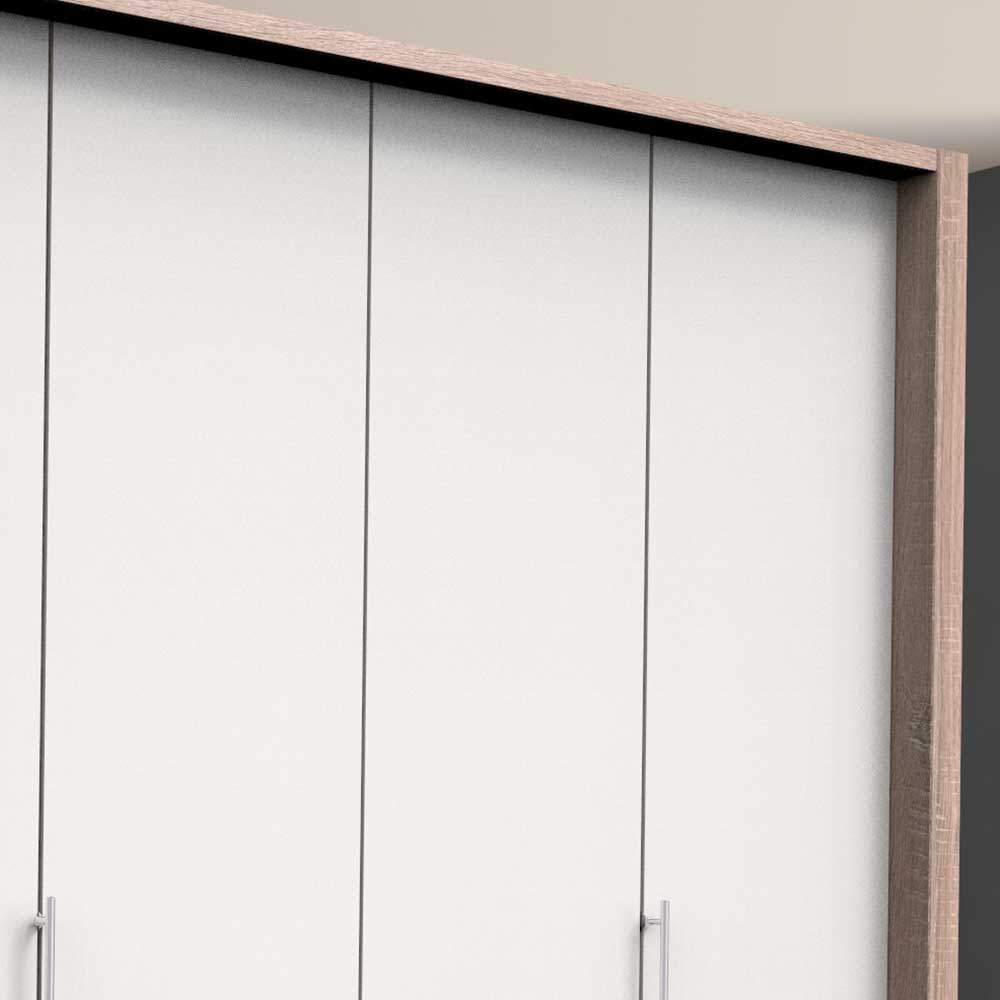 Schlafraum Kleiderschrank mit 8 Schubladen und 2 Falttüren - Vaclyn