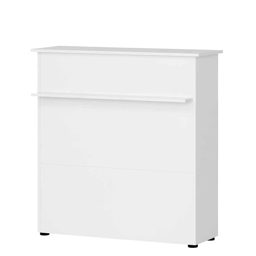 107x111x44 Office Tresen Theke in Weiß - Empire