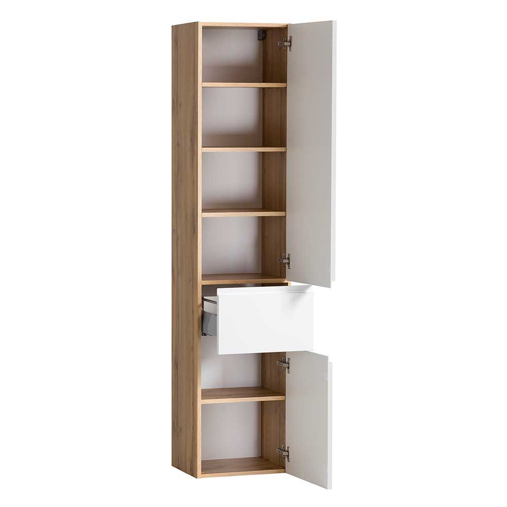 Waschplatz & Hochschrank als Set - Eight (dreiteilig)