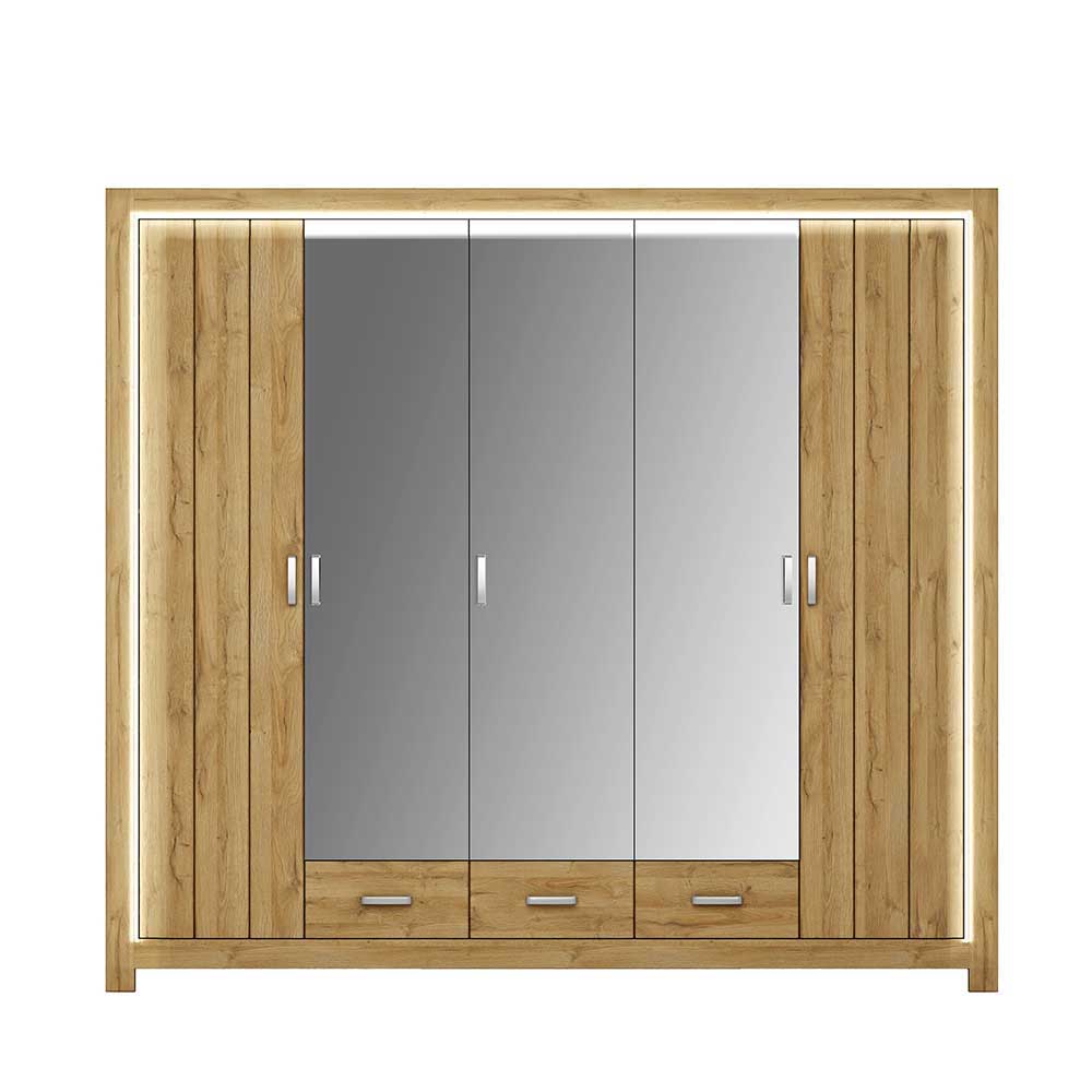 Set 180x200 Bett & Schrank - Fagason (vierteilig)