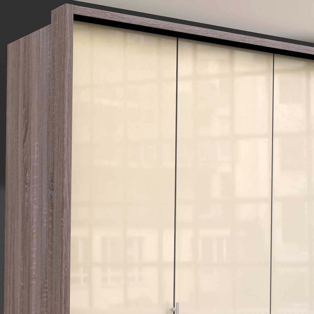 2m Kombi-Kleiderschrank mit 2 Gleittüren - Premuda