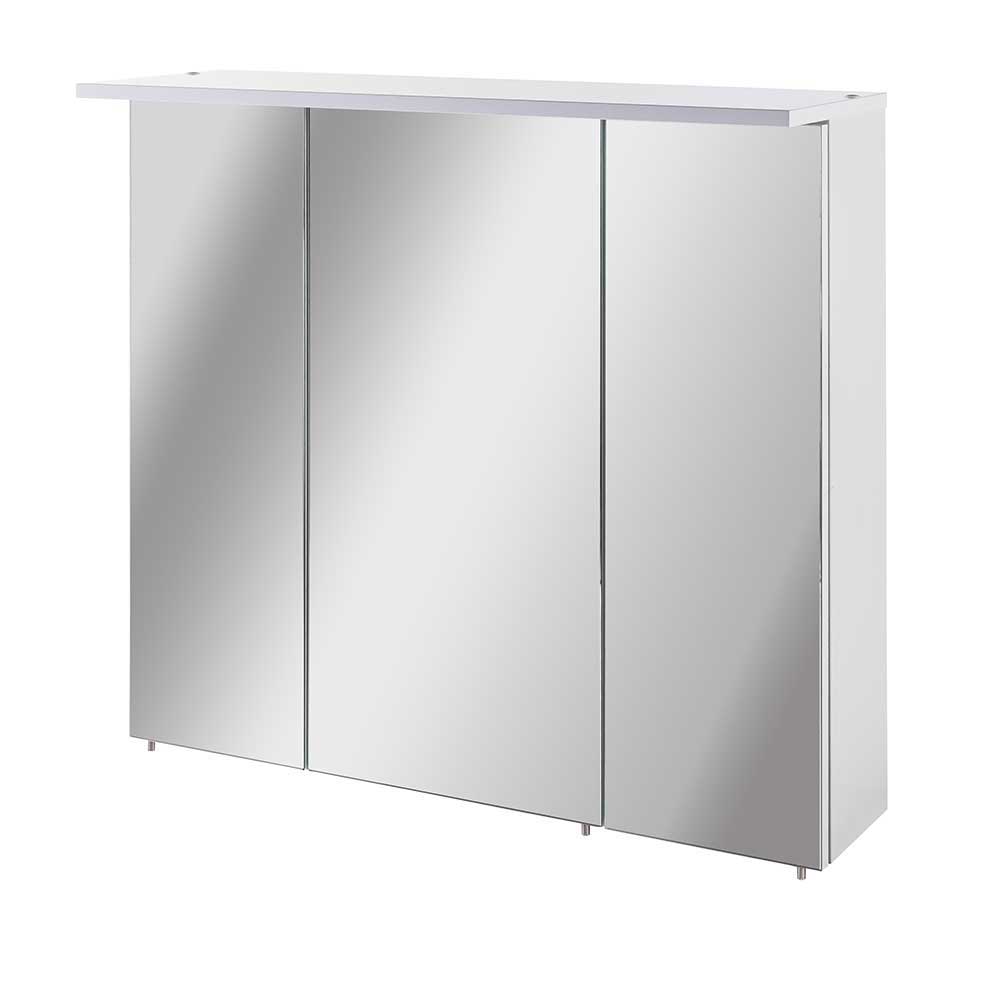 Weißer Spiegelschrank für das Bad - Yuliva
