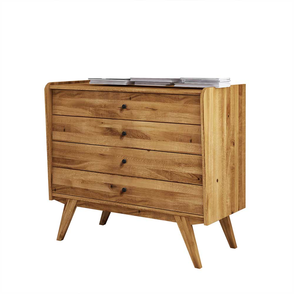 4 Schubladen Kommode im Midcentury Design - Hardus