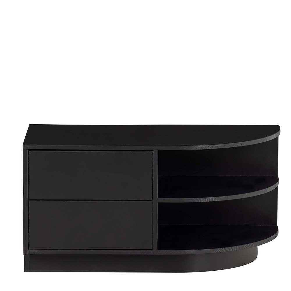 TV Board mit halbrundem Regal rechts - Niwidus