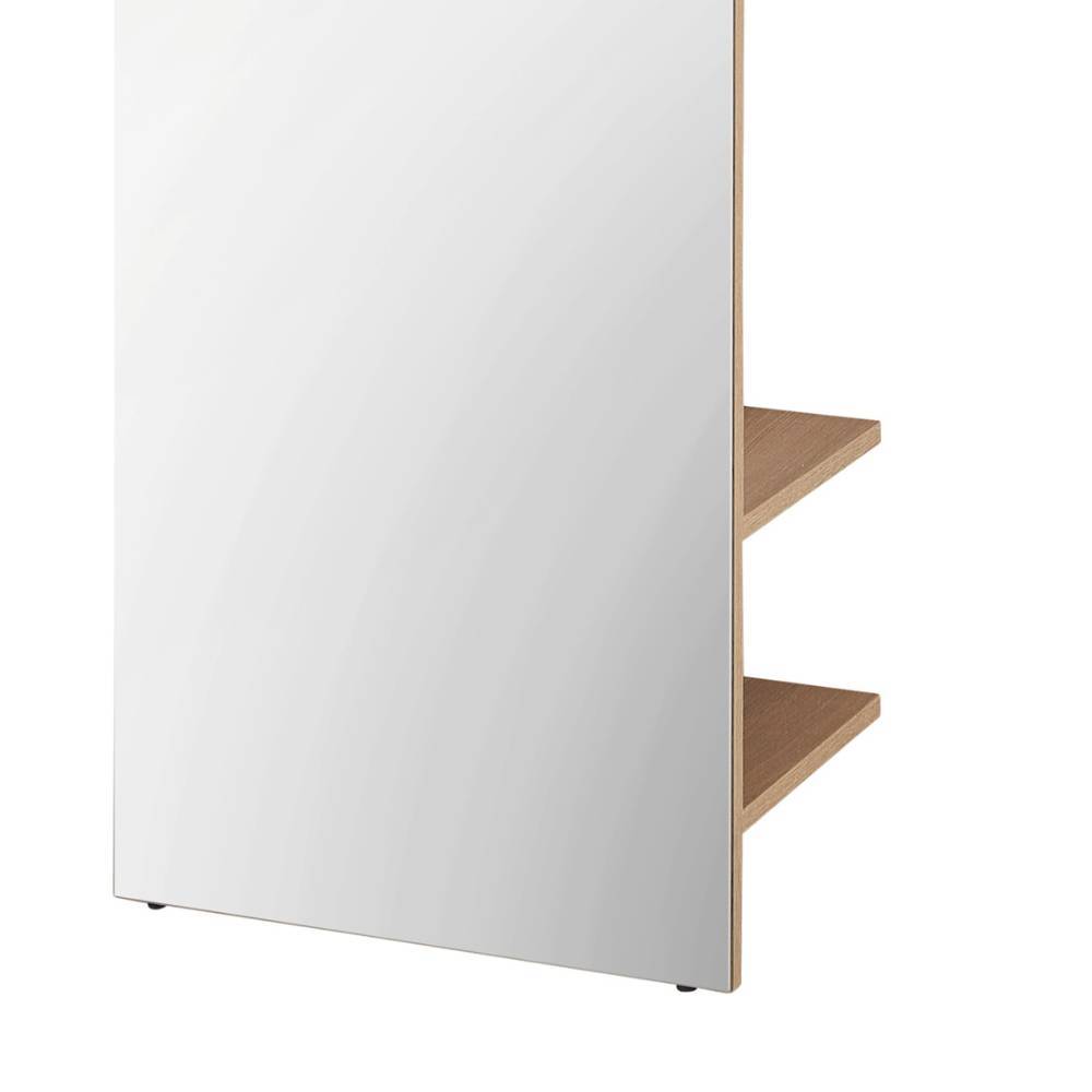 Flurgarderobe mit Spiegel in Wildeiche Dekor - Colomania