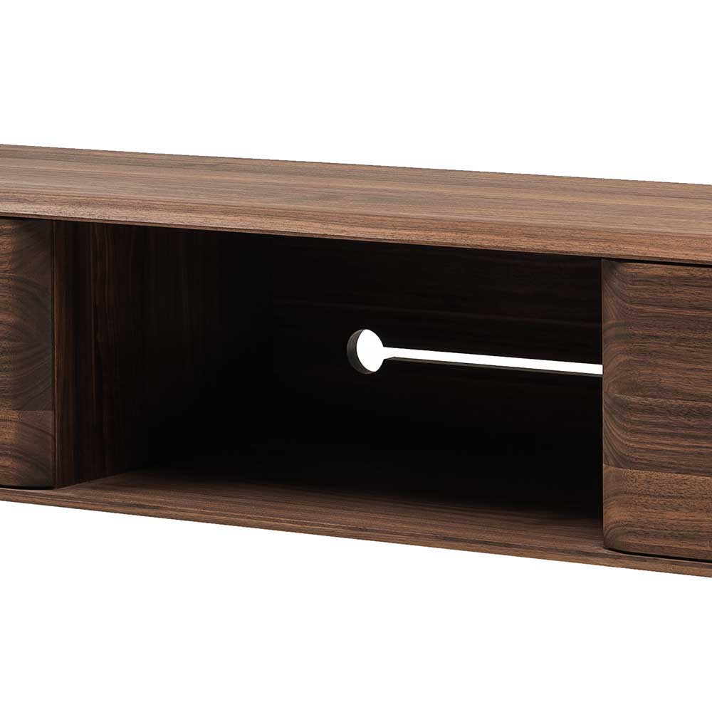Lowboard für Fernseher aus Nussbaum - Rivossa