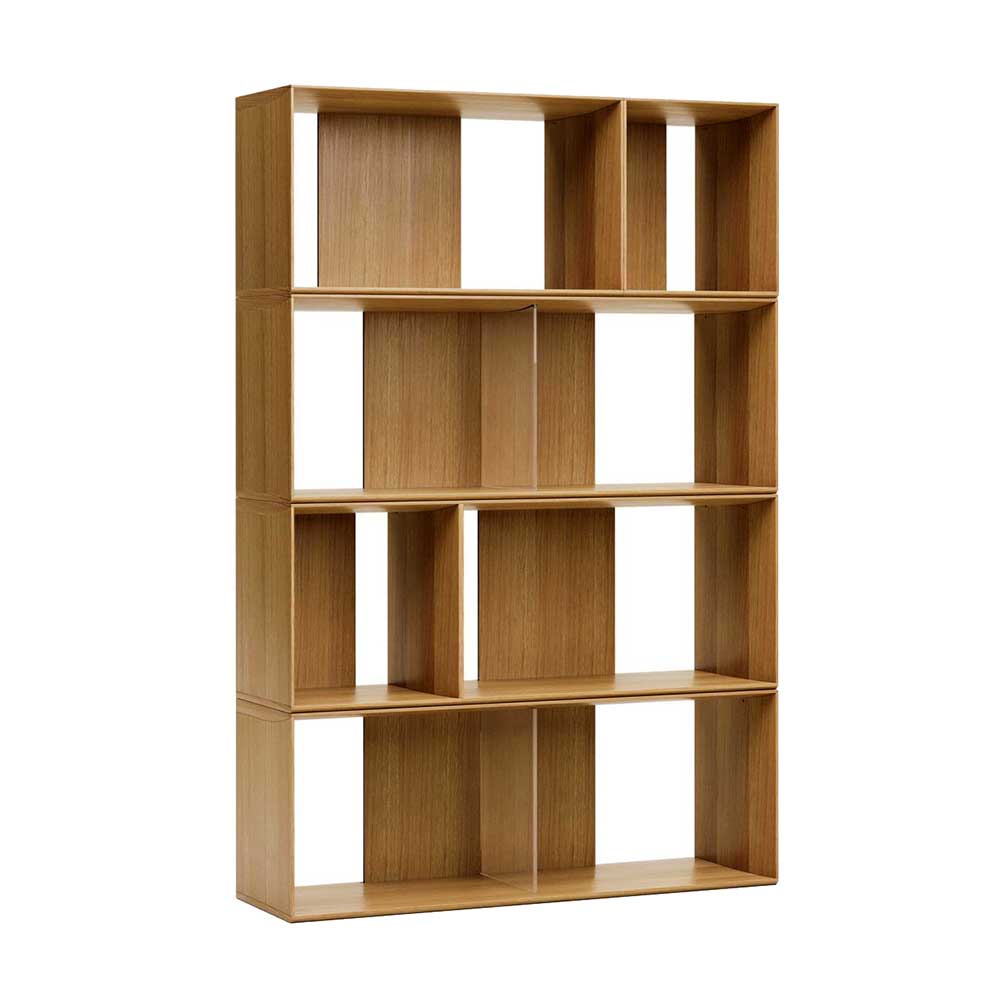 Kombinierbare Regal-Module in Eiche - Hero (sechsteilig)