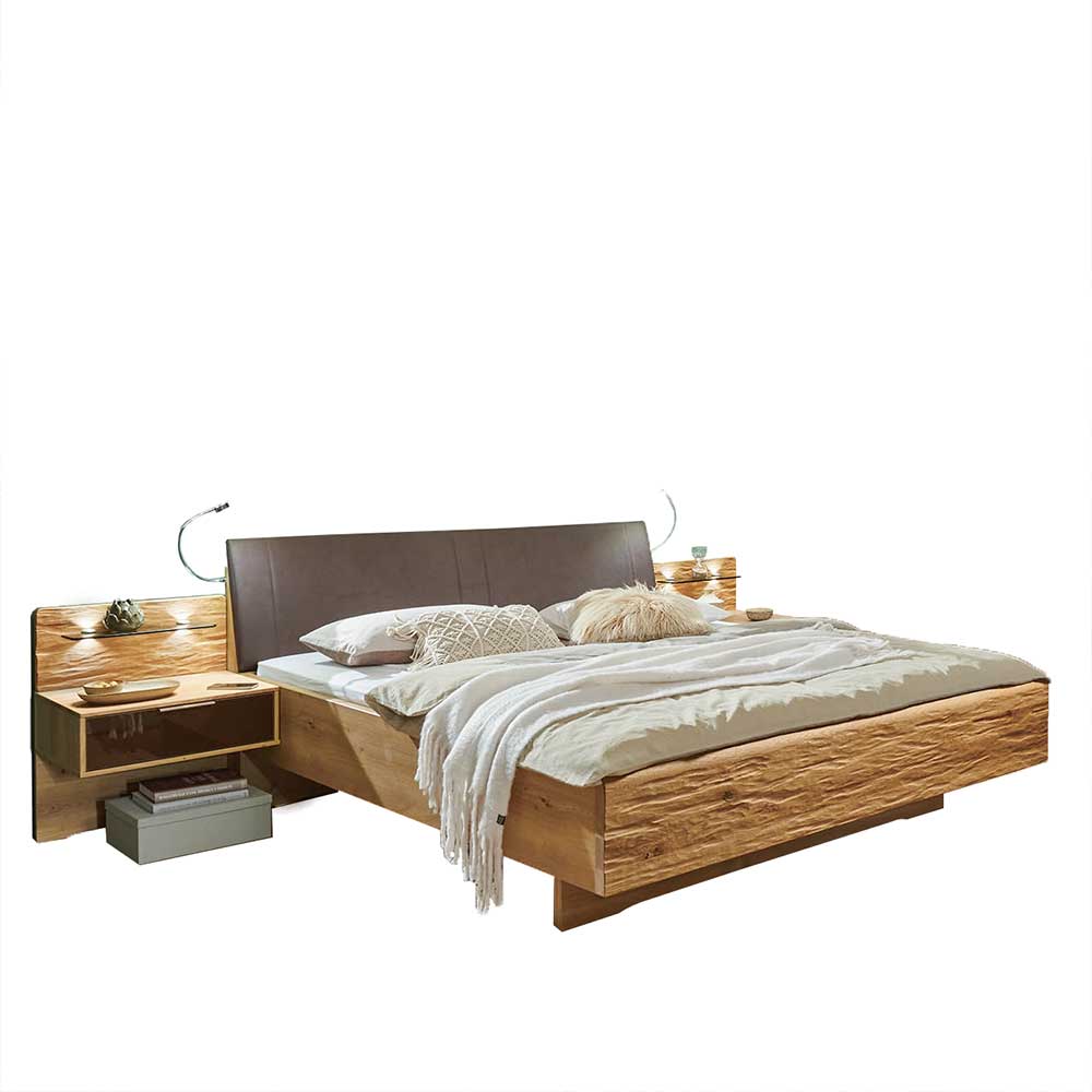 Design Bettanlage mit LED - Ornany (dreiteilig)