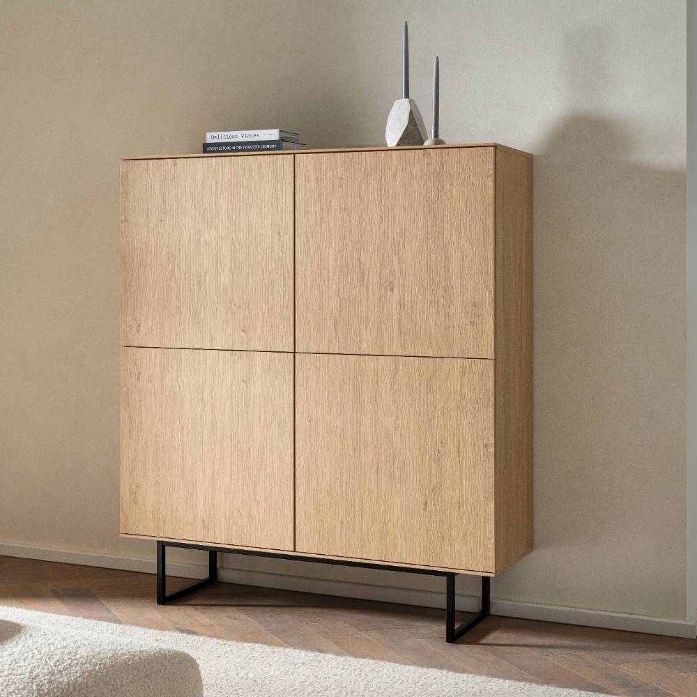 TV Sideboard und Highboard Set - Jaskin (zweiteilig)