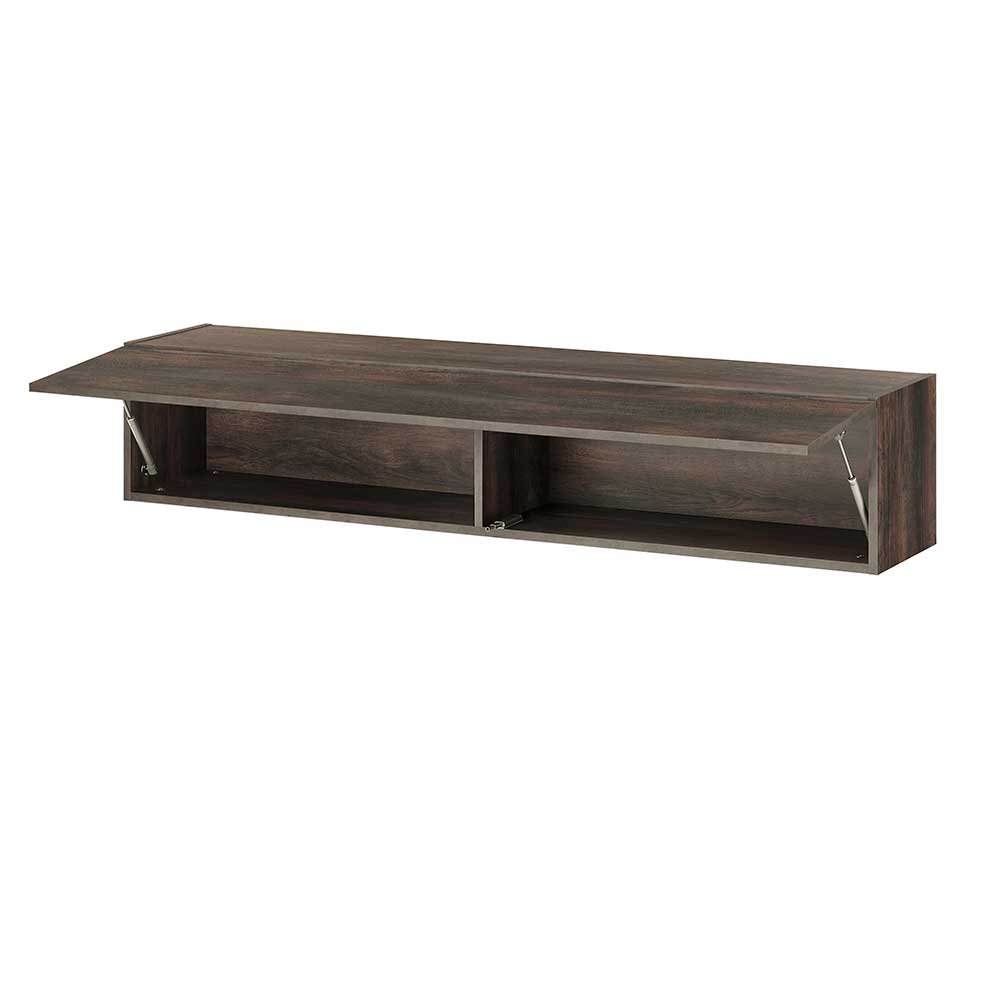 Wohnzimmer Oberschrank in Eiche Dunkel - Mundo