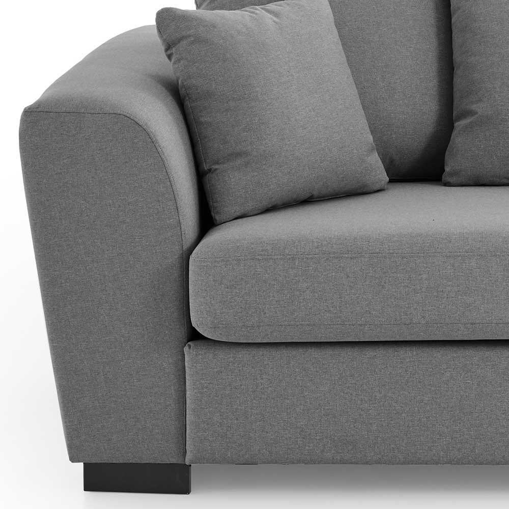 Graues Sofa Dreisitzer mit Armlehnen - Ionesa