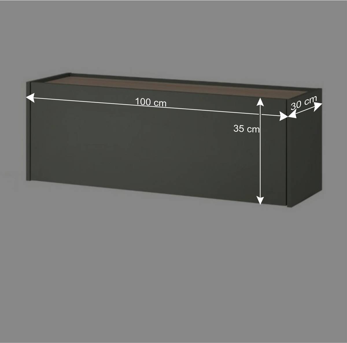 Flur Hängeschrank und Garderobe Set - Socotta (zweiteilig)