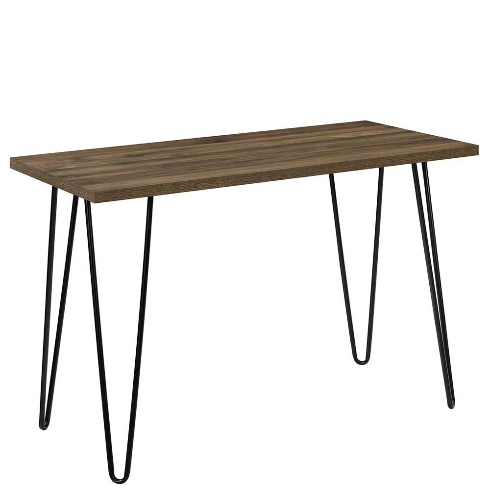 Retro-Schreibtisch mit Hairpin Legs - Akrana