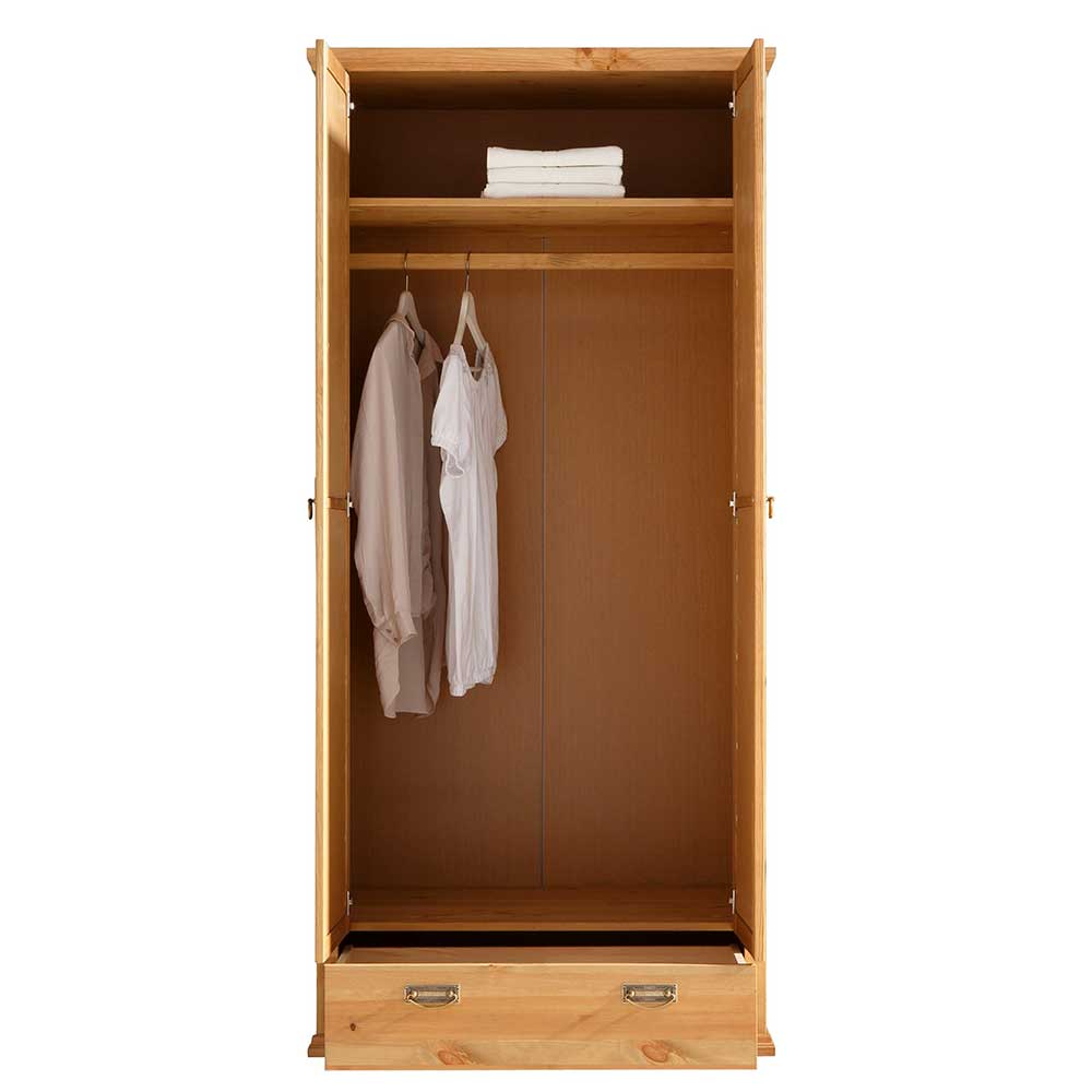 90x190x59 Spiegeltüren Kleiderschrank mit Schublade - Inhusa