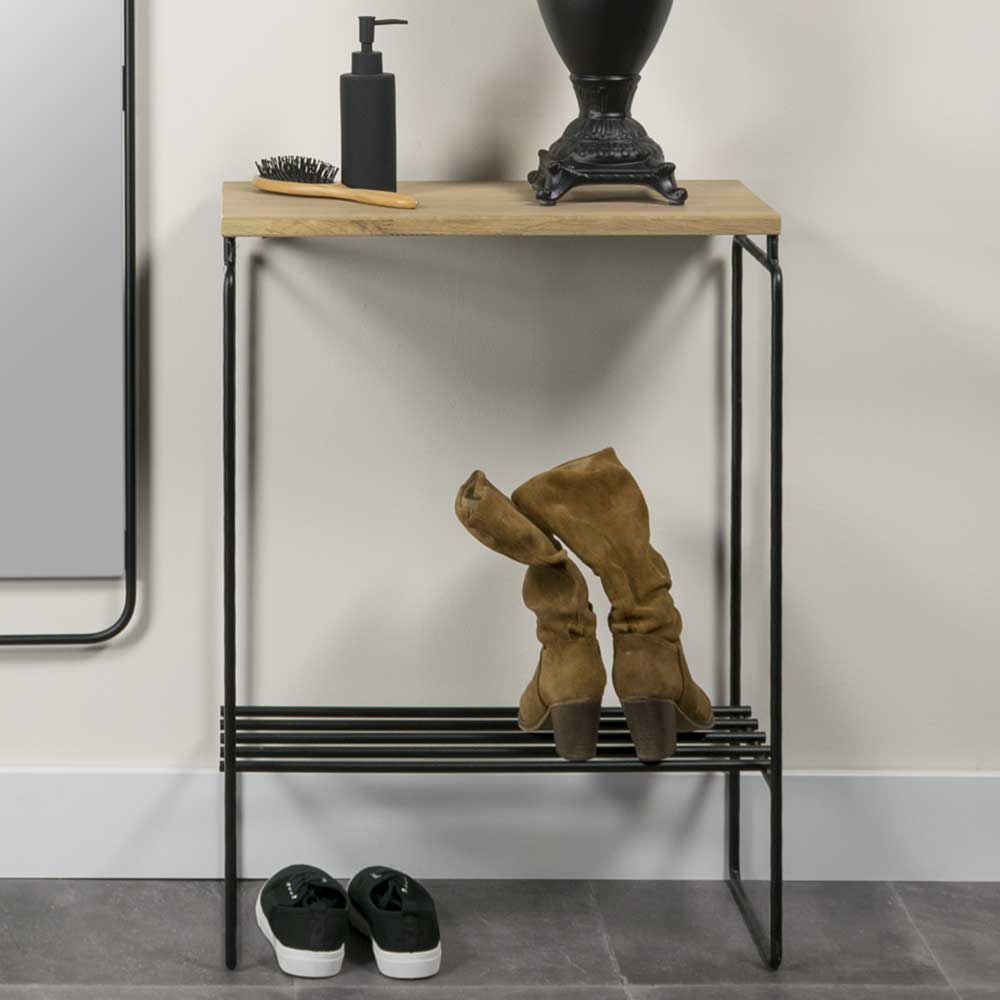 57x79x30 Flur Konsolentisch mit Schuhablage - Egetaria