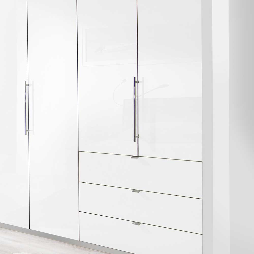 Falttürenschrank Donpiave in Weiß