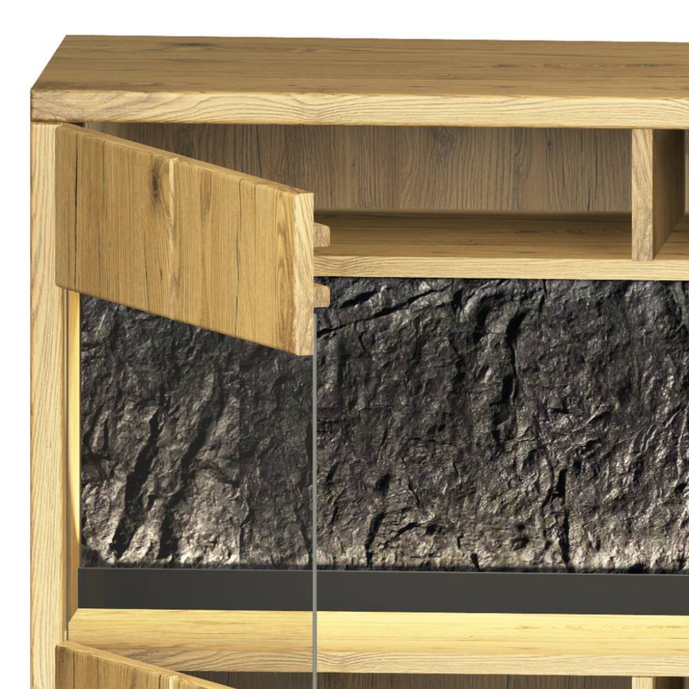 Design-TV-Anbauwand Set - Friburgo (dreiteilig)