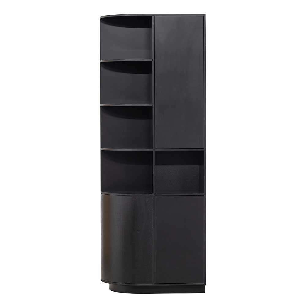 Design Wohnzimmerschrank links abgerundet - Niwidus