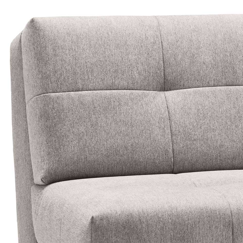 Hellgraues Schlafsofa mit Bettkasten - Bino