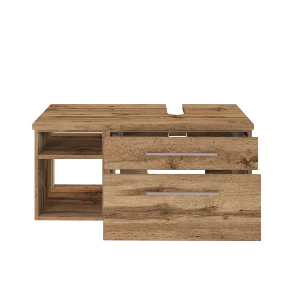 90cm Waschbecken-Schrank mit Regal - Userina