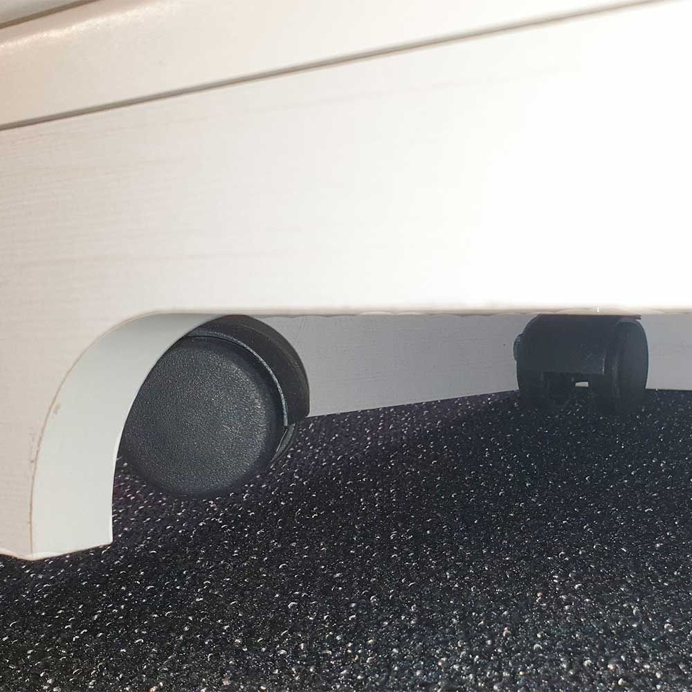 Landhaus Rollcontainer mit drei Schubladen - Mehady