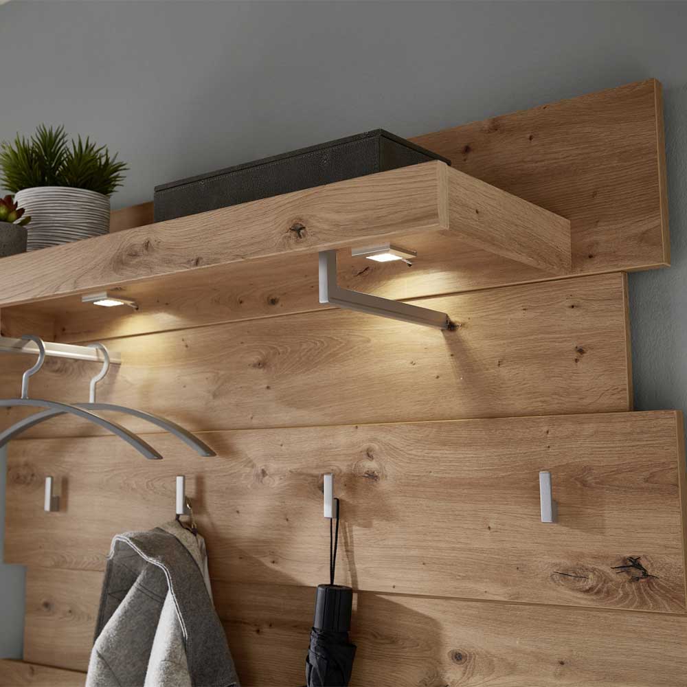 Garderobenmöbel Set mit LED Licht - Symbrosia (dreiteilig)