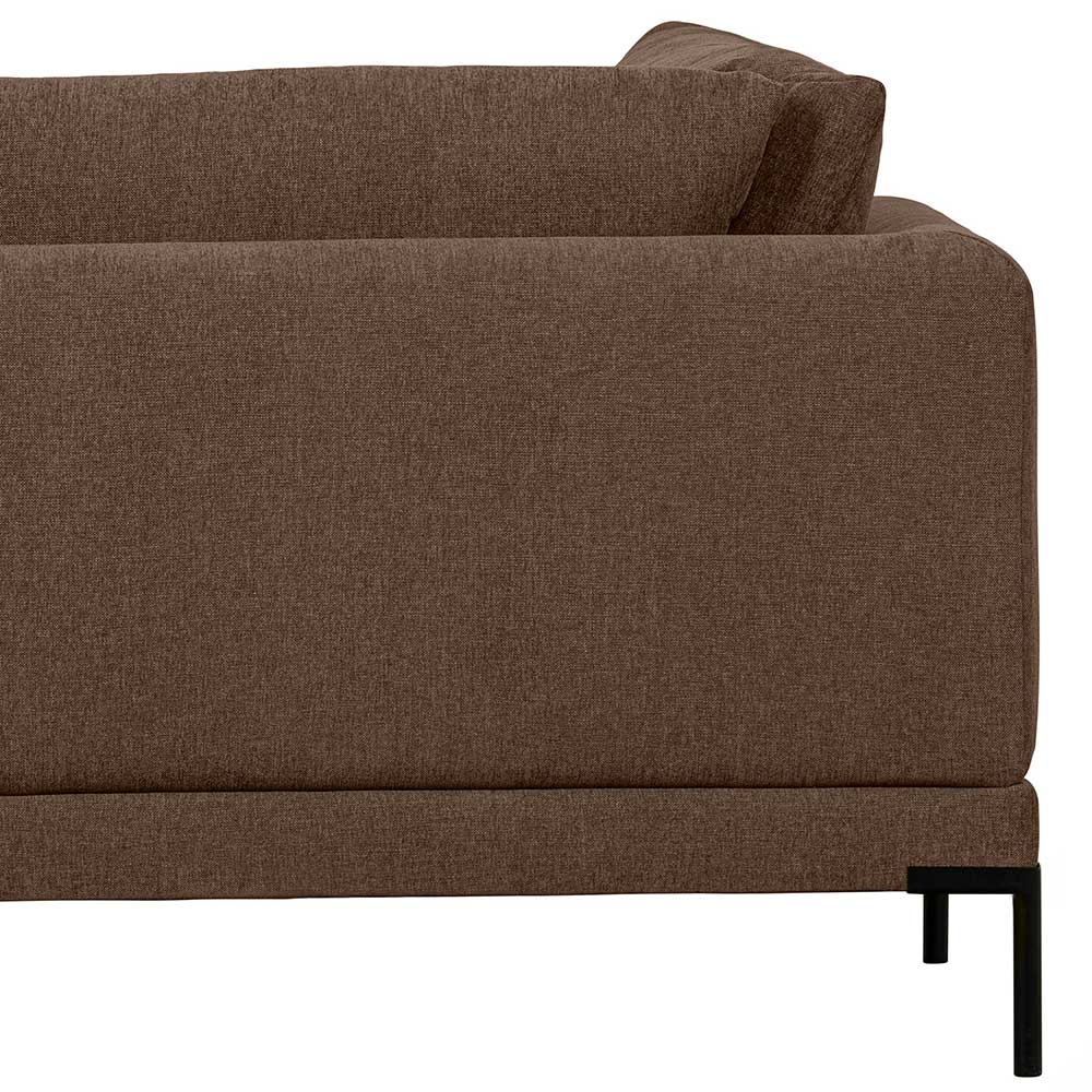 Linkes Lounge-Element in Braun - Ravonia