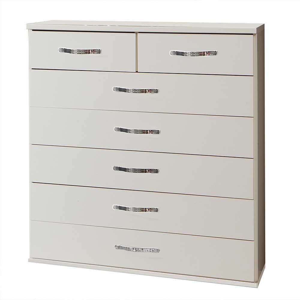 91x106x40 Kommode mit sieben Schubladen - Miracella