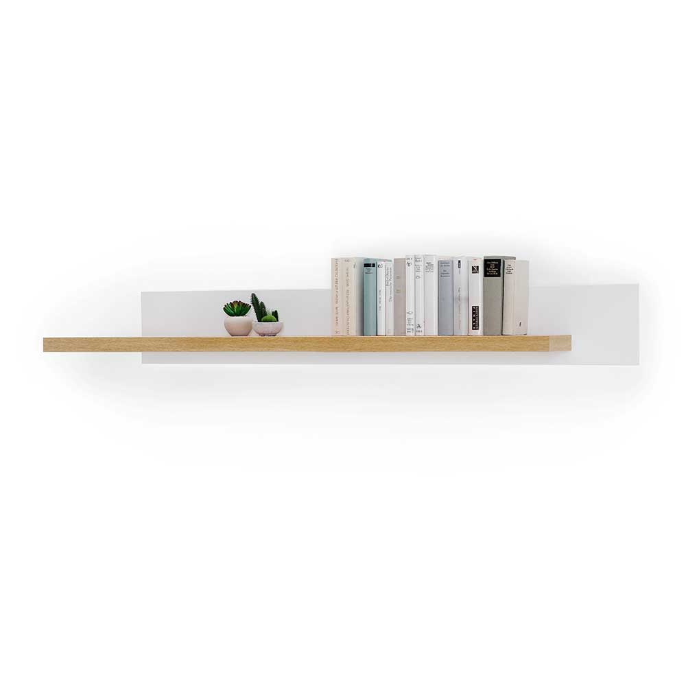 Wandboard in Weiß & Wildeiche Dekor - Caldri