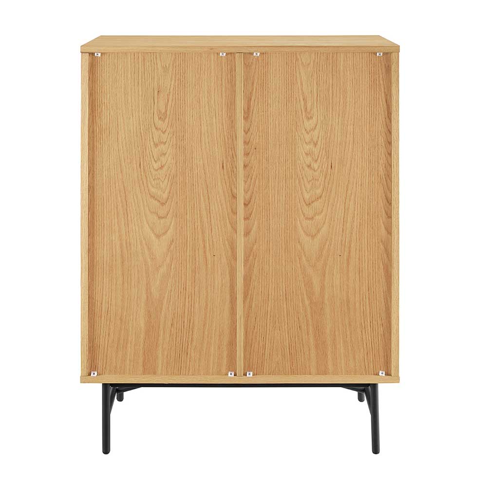 2-türiges Scandi Highboard in Eiche - Piassona