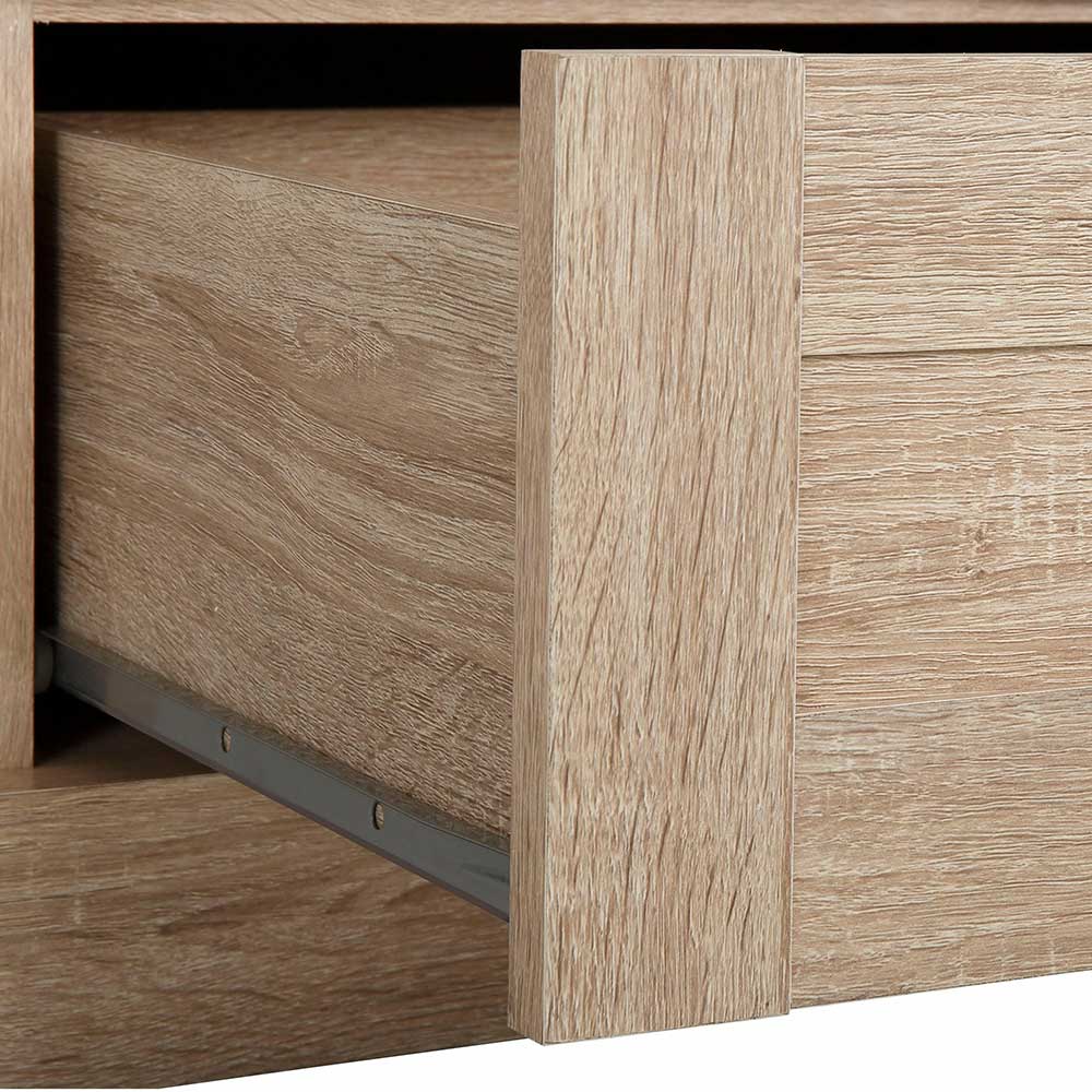 75x80x35 Dielenkommode in Holznachbildung Eiche - Onjedda