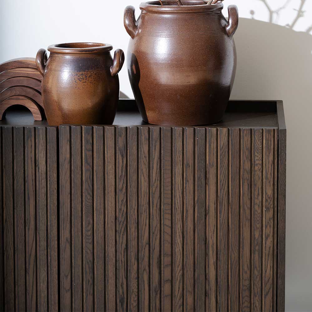 Sideboard in Eiche Dunkelbraun Furnier - Rubrin