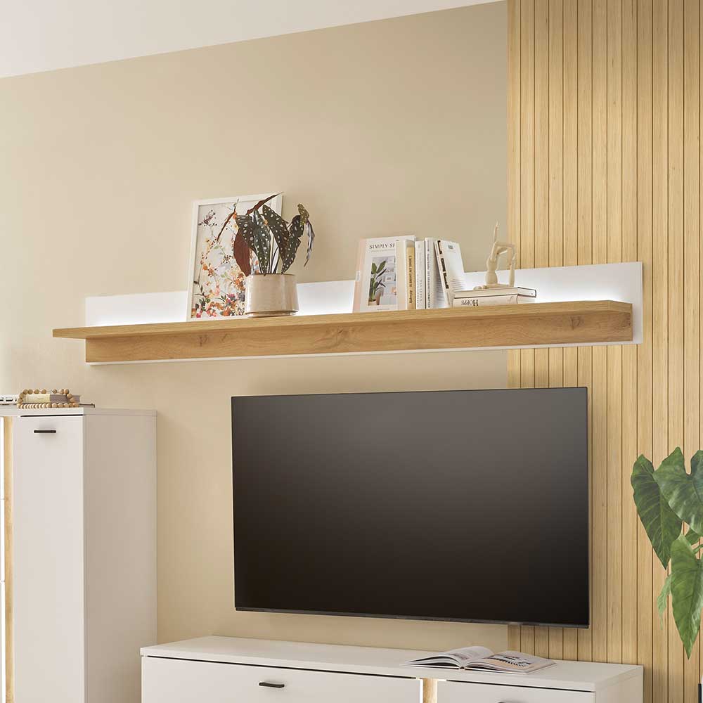 Wandboard mit Licht zweifarbig - Racelyn