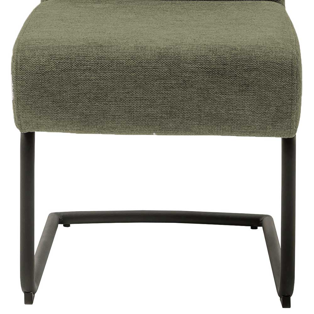 Esszimmer Freischwinger mit Federkern - Surci (2er Set)