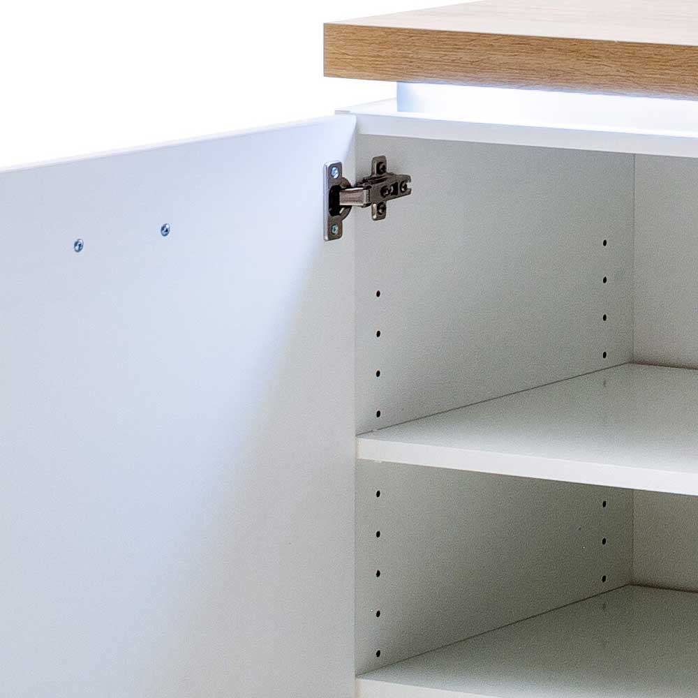 Modernes Sideboard mit LED Beleuchtung - Nusenia