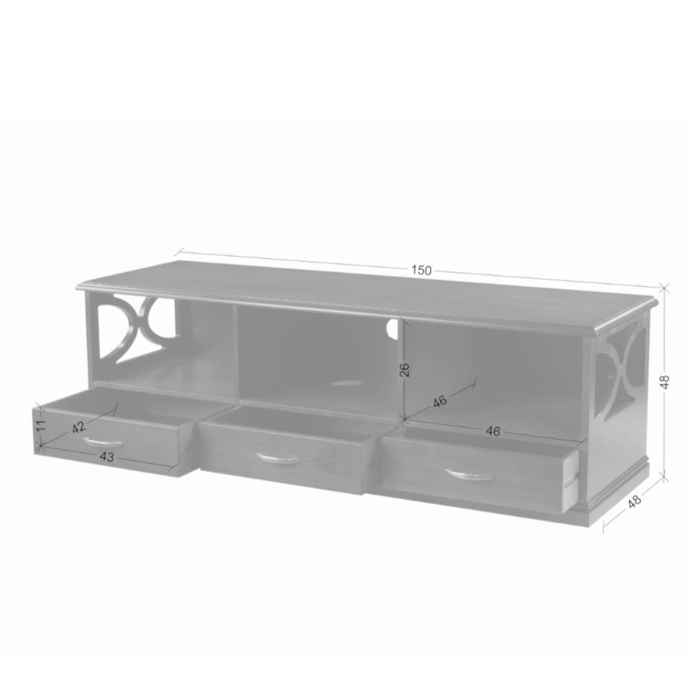 Modern-elegantes TV Lowboard in italienischem Design - Cesario