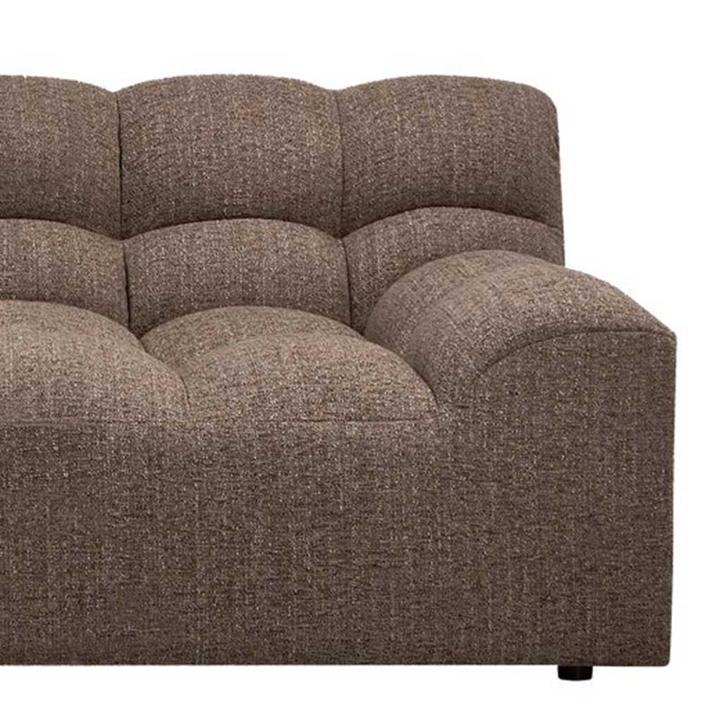 Wohnzimmer Couch in Dunkelbraun Melange - Annatto