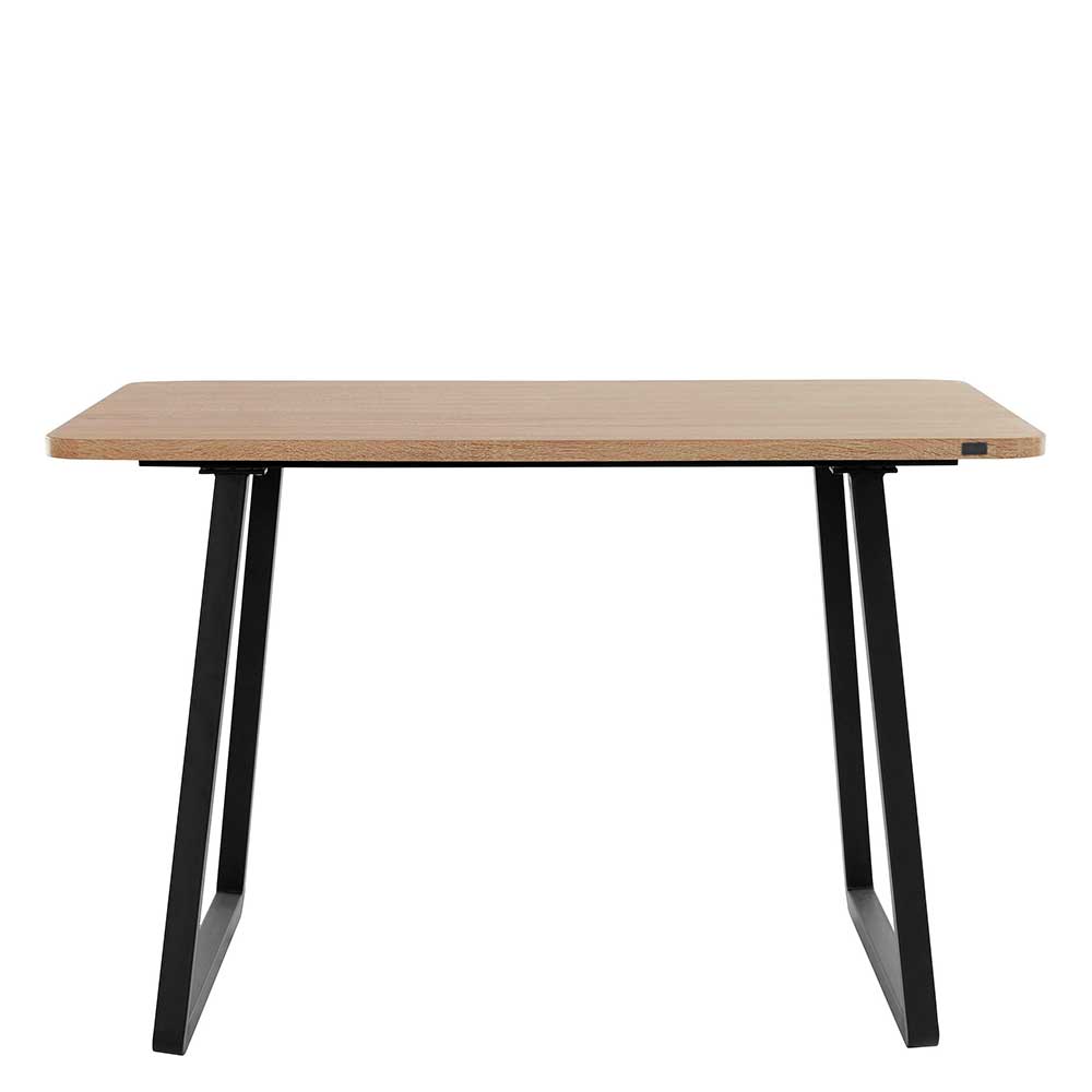 Esszimmer Tisch in Wildeiche Optik & Schwarz - Neviska