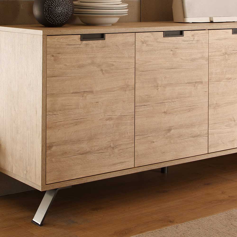 Retro Sideboard Rodonda in Eiche