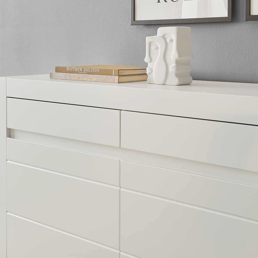 Weißes Sideboard mit 217 cm Breite - Ilana