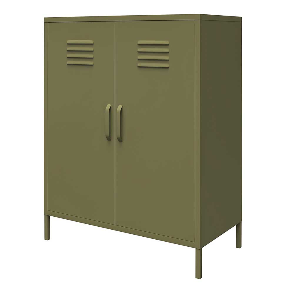 Spind Design Highboard in Oliv Grün - Austral