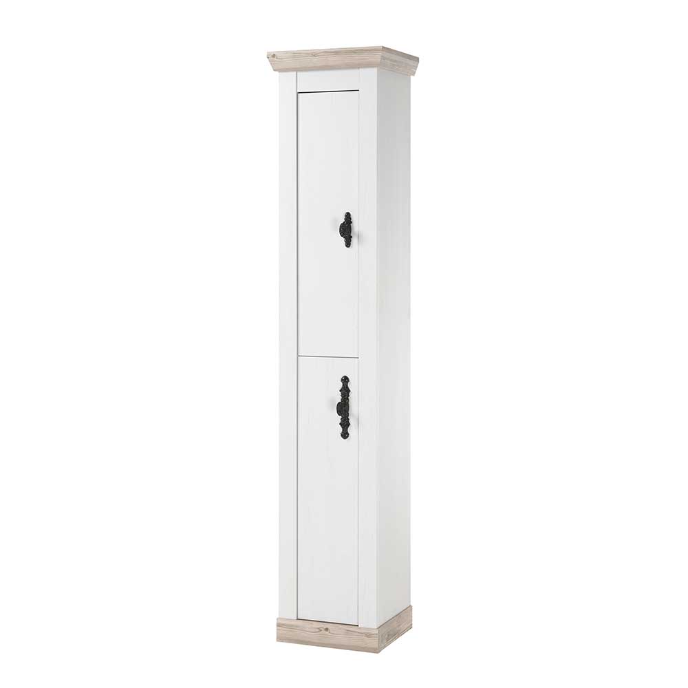 2-türiger Badezimmer Hochschrank im Country Style - Doules