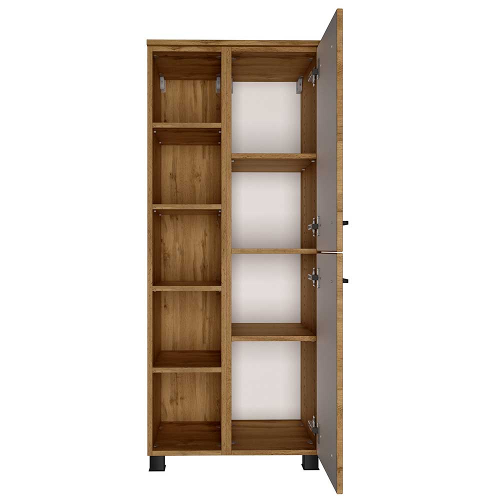 55x135x35 Badezimmer Midischrank in Wildeiche NB - Arazony