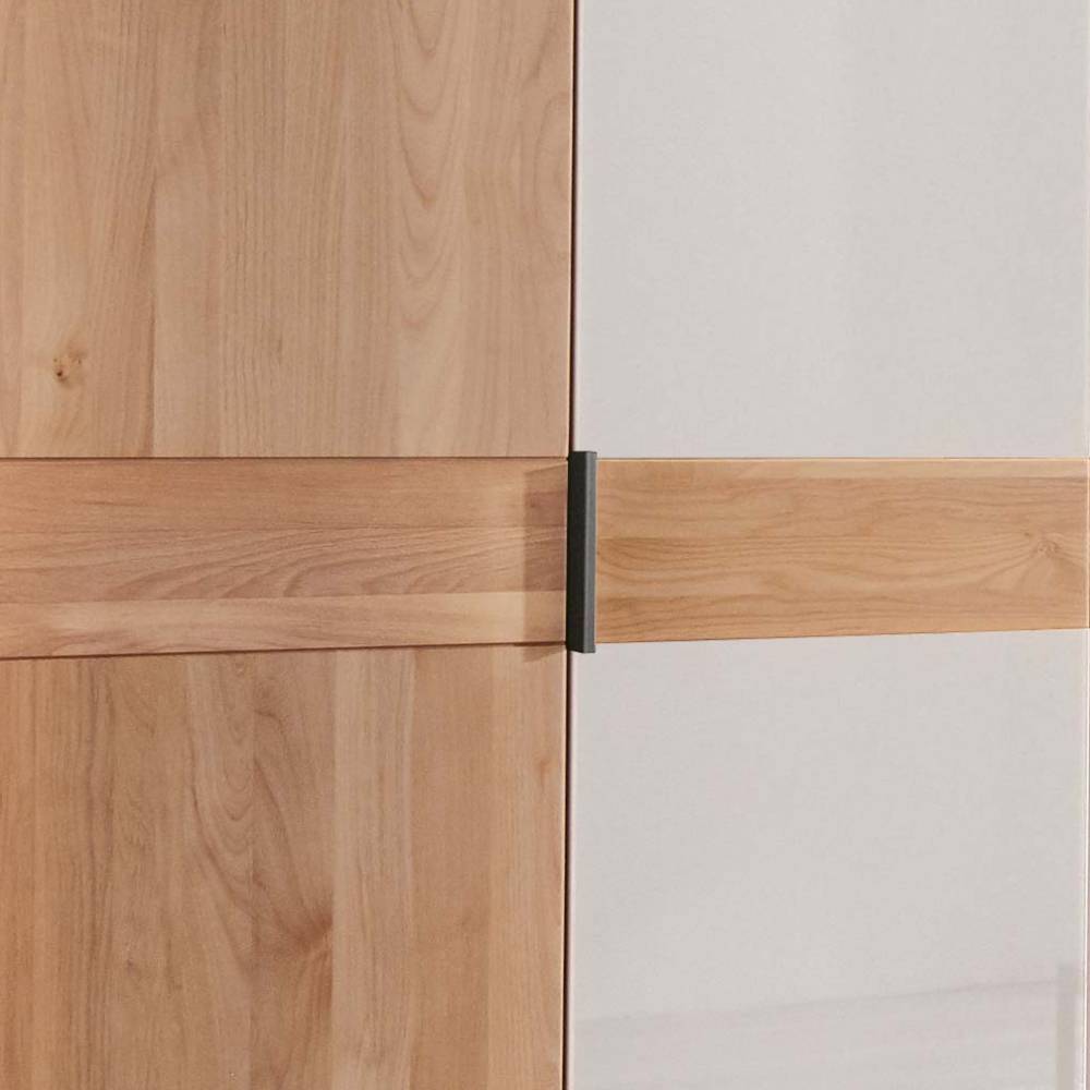 4-türiger Kleiderschrank in Erle teilmassiv - Dilacco