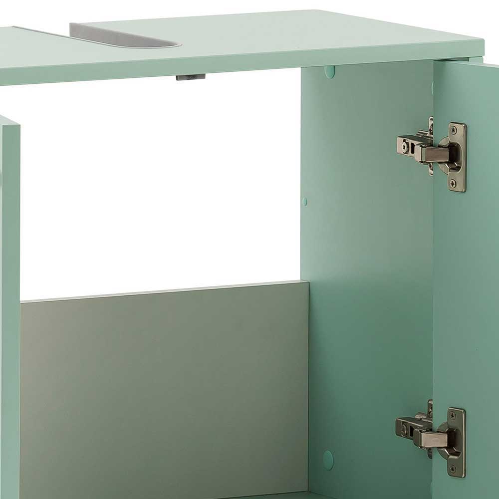 Set Badschränke in Mint Grün & Gold - Aparcian (dreiteilig)
