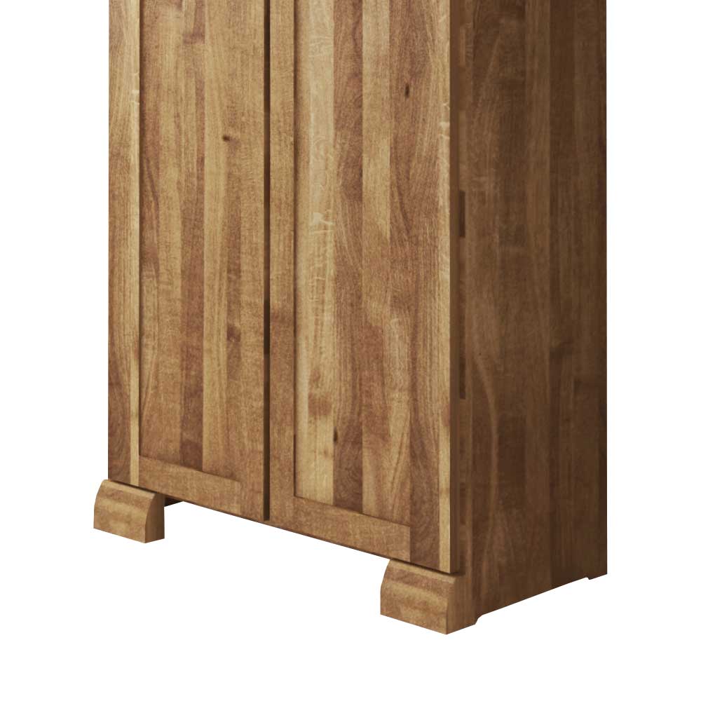 Holzschrank Vaskov aus Wildeiche Massivholz