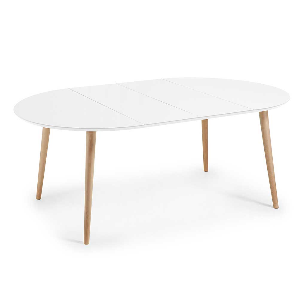 Scandi Chic Ausziehtisch in Rund & Oval - Lutrado