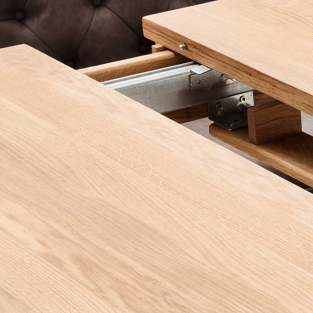 140x90 cm Holztisch aus Eiche geölt - Teano