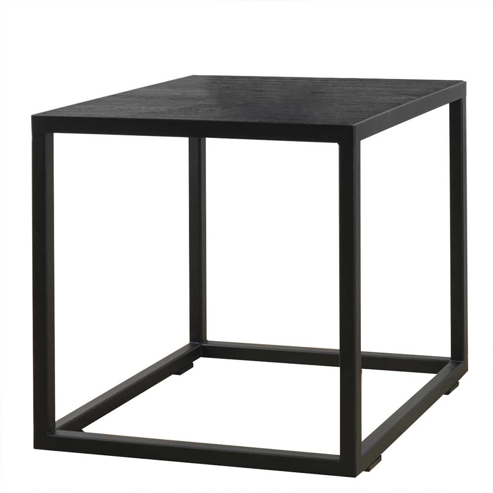 40x40x40 Wohnzimmer Tisch in Schwarz - Vanilla